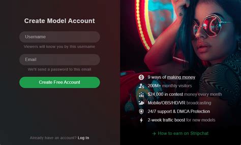stripchat model register|Create a Studio Account .